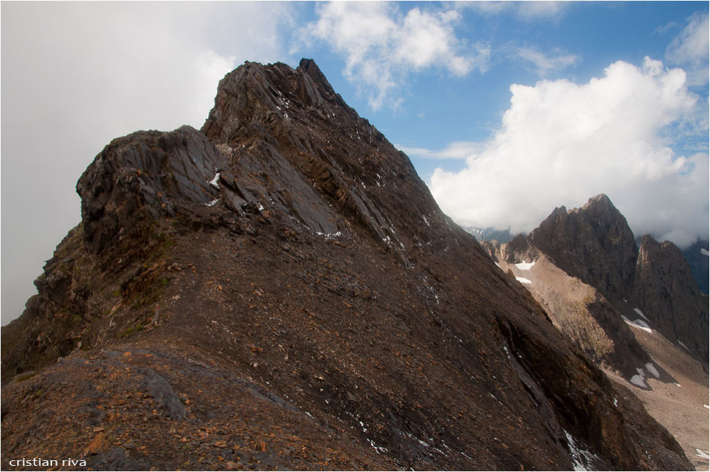 Monte Gleno: ultimo tratto prima della vetta